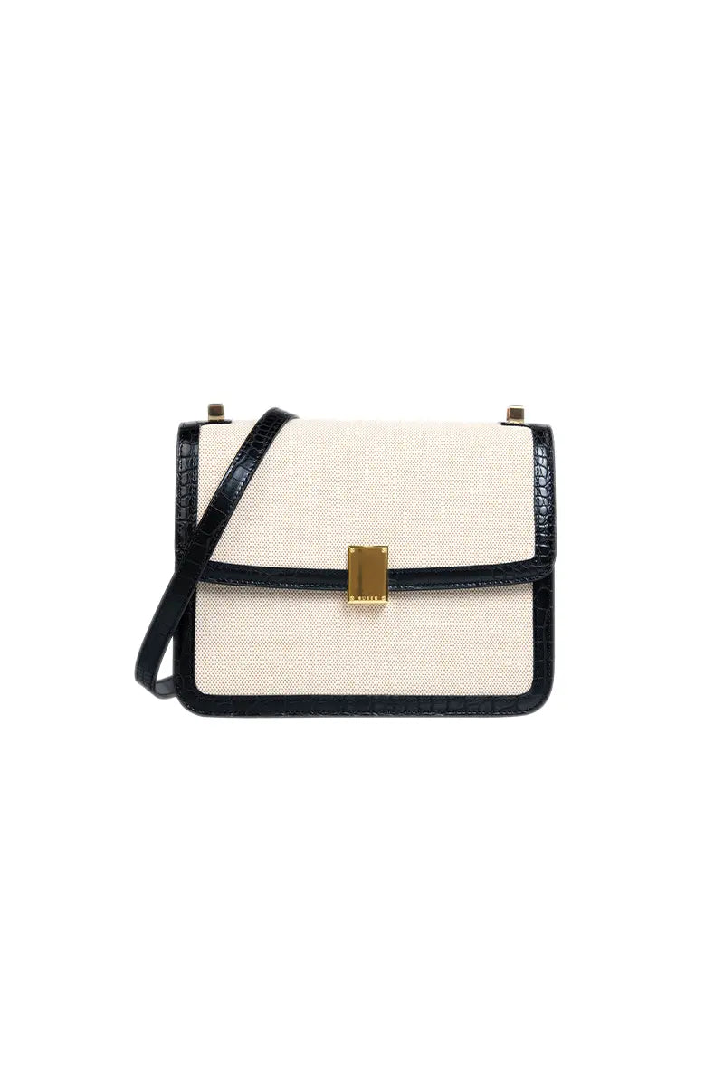 Minimalist Canvas Crossbody Shoulder Bag for Women