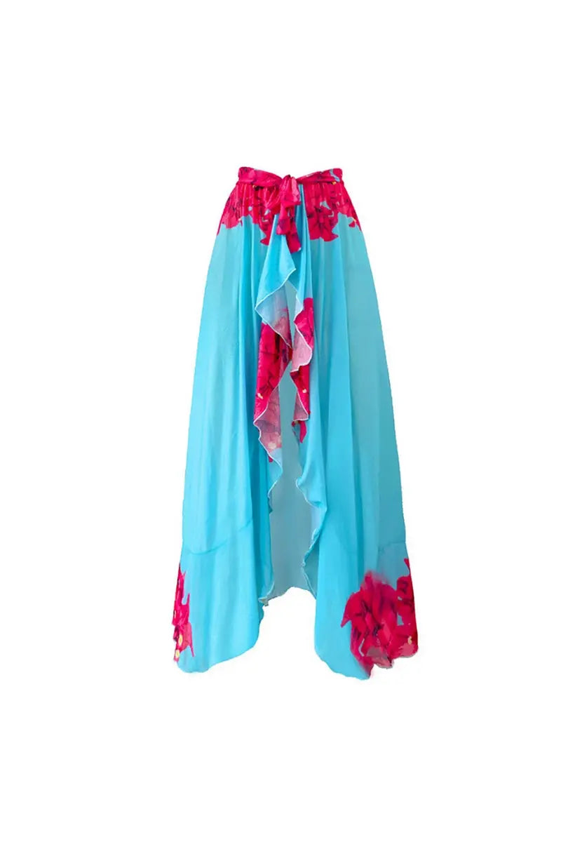 Floral Ruffle One Piece Swimwear Set