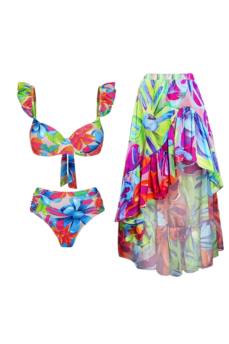 Printed Swimsuit Set for Women